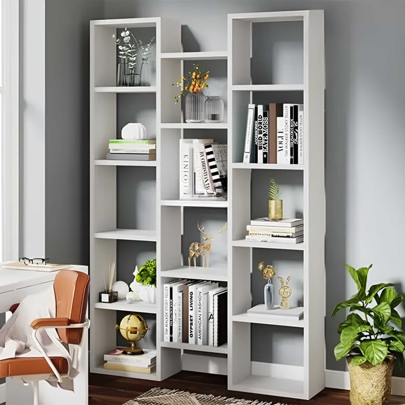 Tủ Văn Phòng Kệ Sách Nhiều Ô Đứng  - THS119