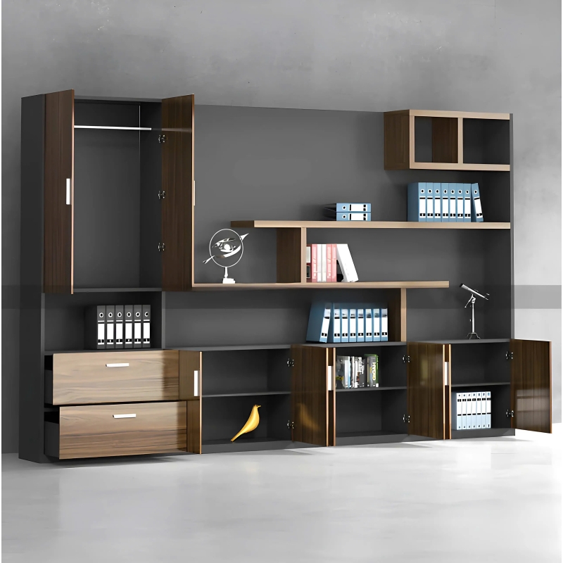 Tủ Tài Liệu Gỗ Kệ Trưng Bày Đẳng Cấp - THS298