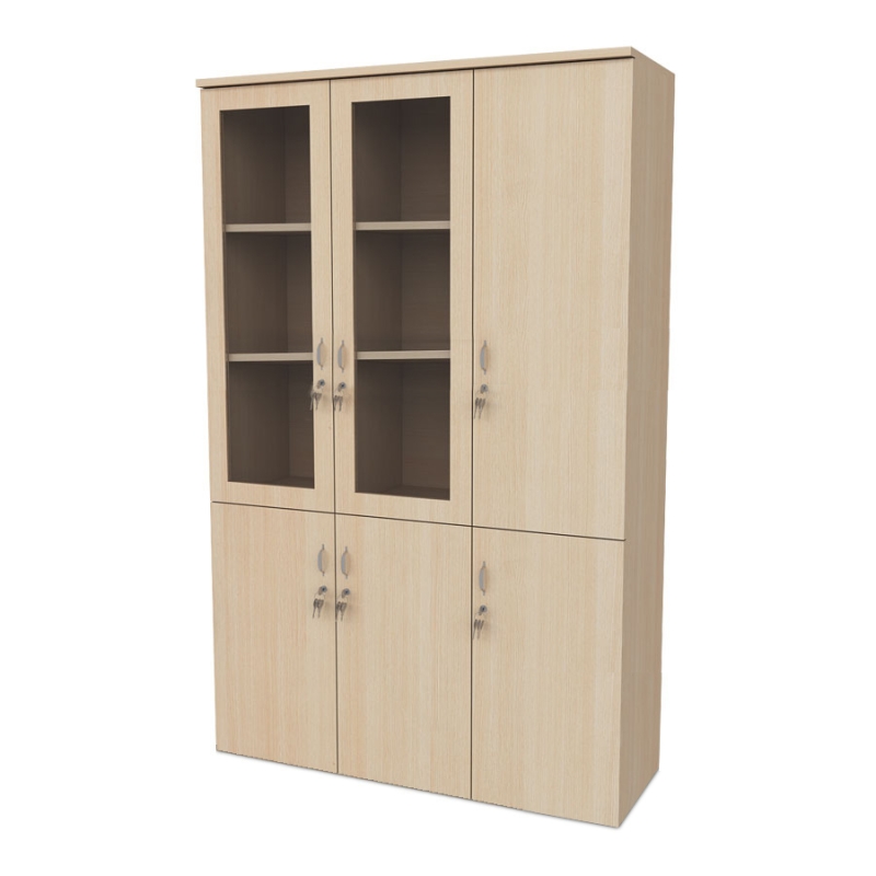 Tủ Tài Liệu Gỗ Lãnh Đạo 3 Cánh Tiện Lợi - THS83