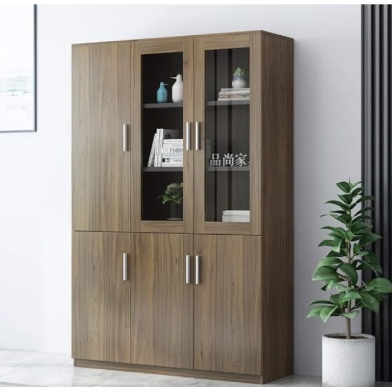 Tủ Tài Liệu Gỗ Thiết Kế 3 Cánh - THS84