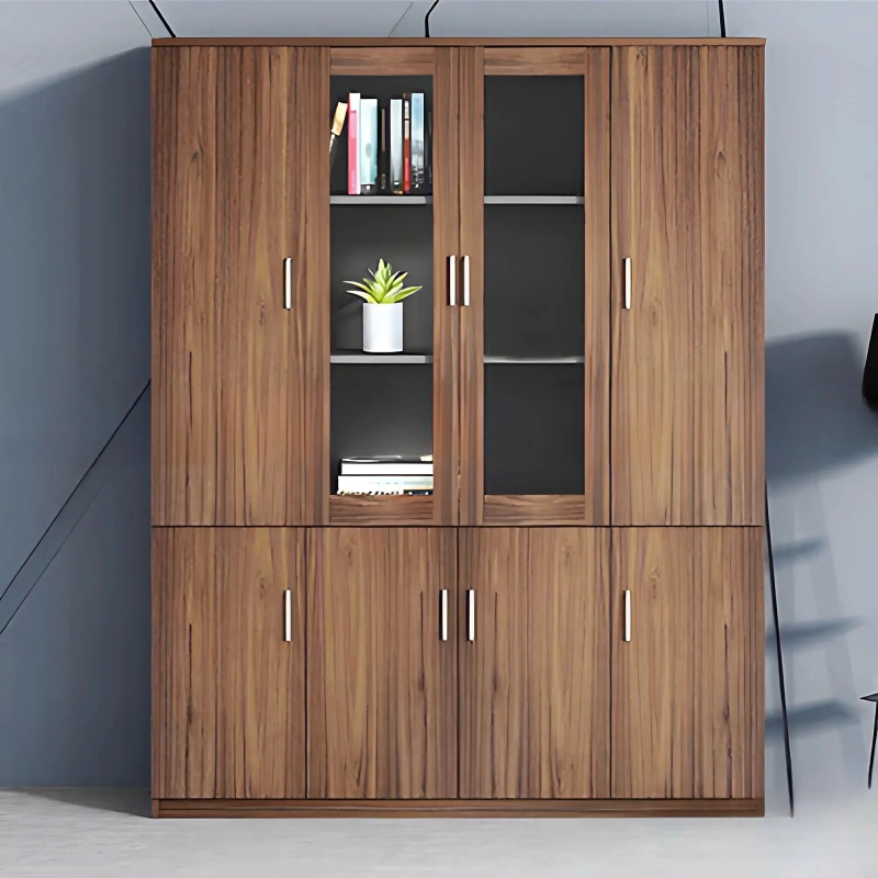 Tủ Tài Liệu Gỗ 4 Cánh Mở Rộng - THS297