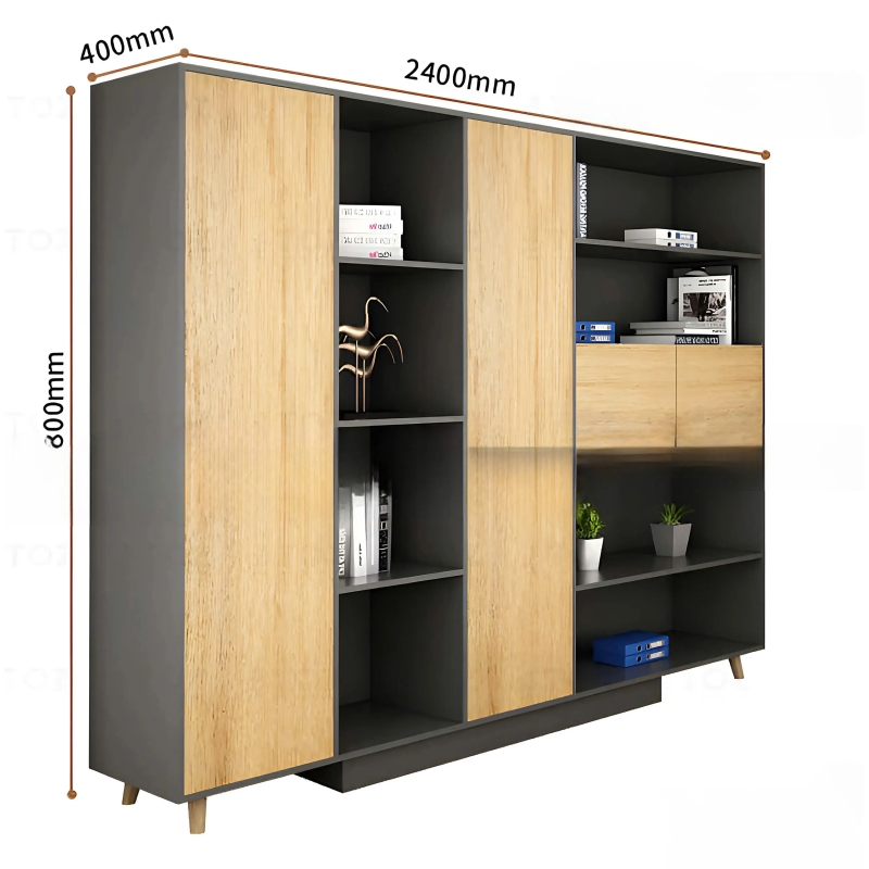 Tủ Tài Liệu Gỗ Phòng Chủ Tịch Thanh Lịch - THS278
