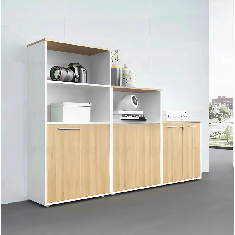 Tủ Tài Liệu Gỗ Kệ Tầng Sang Trọng - THS266