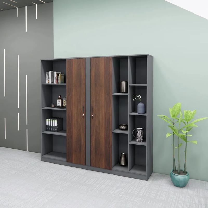 Tủ Hồ Sơ Cánh Giữa Kệ Hai Bên Hiện Đại - THS393