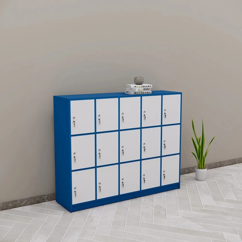 Tủ Locker 15 Ngăn Lưu Trữ Đồ Cá Nhân - TLK86