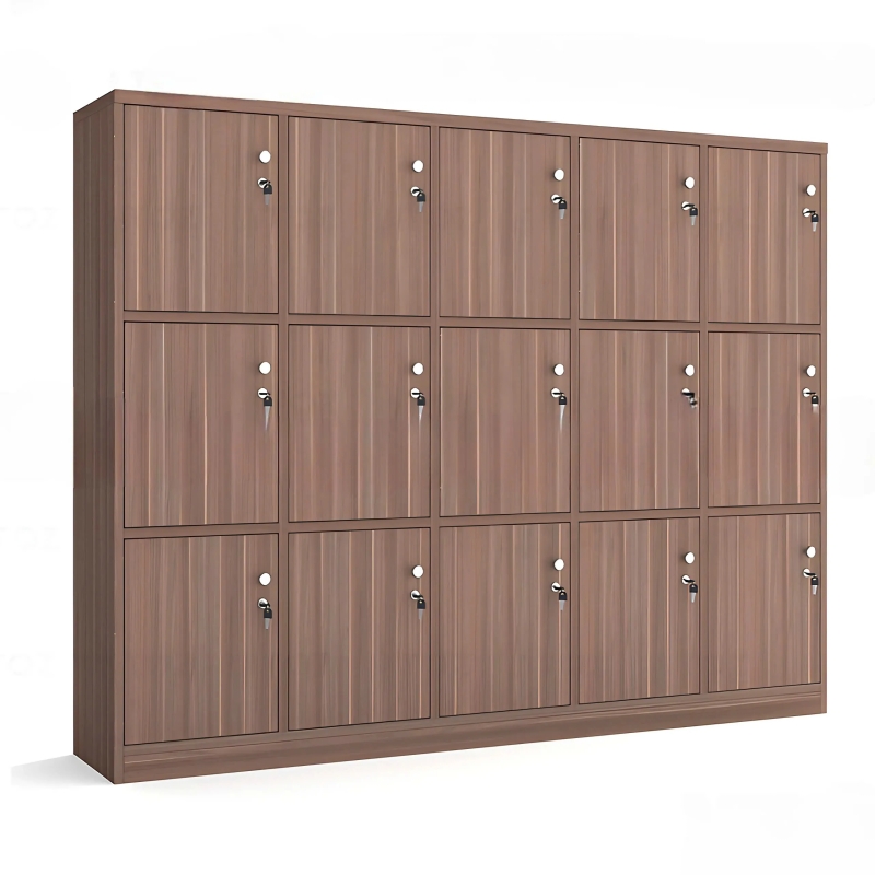 Tủ Locker Gỗ  15 Ngăn Dáng Ngang - TLK5