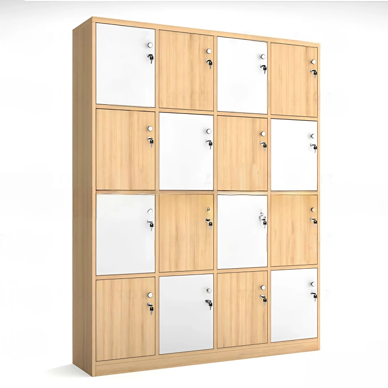 Tủ Locker 16 Ngăn Kẻ Caro Độc Đáo - TLK79