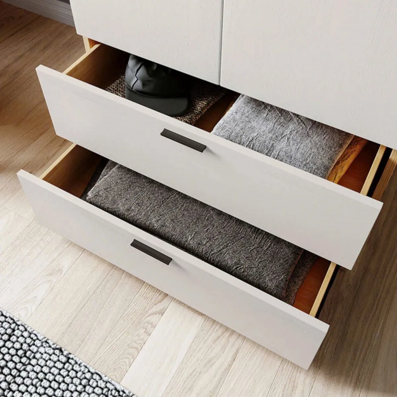 Tủ Quần Áo Gỗ 2 Cánh Và 2 Ngăn Kéo Sang Trọng - TQA28