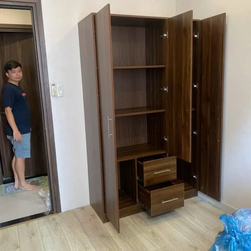 Tủ Quần Áo Gỗ Cho Phòng Ngủ Hiện Đại - TQA44