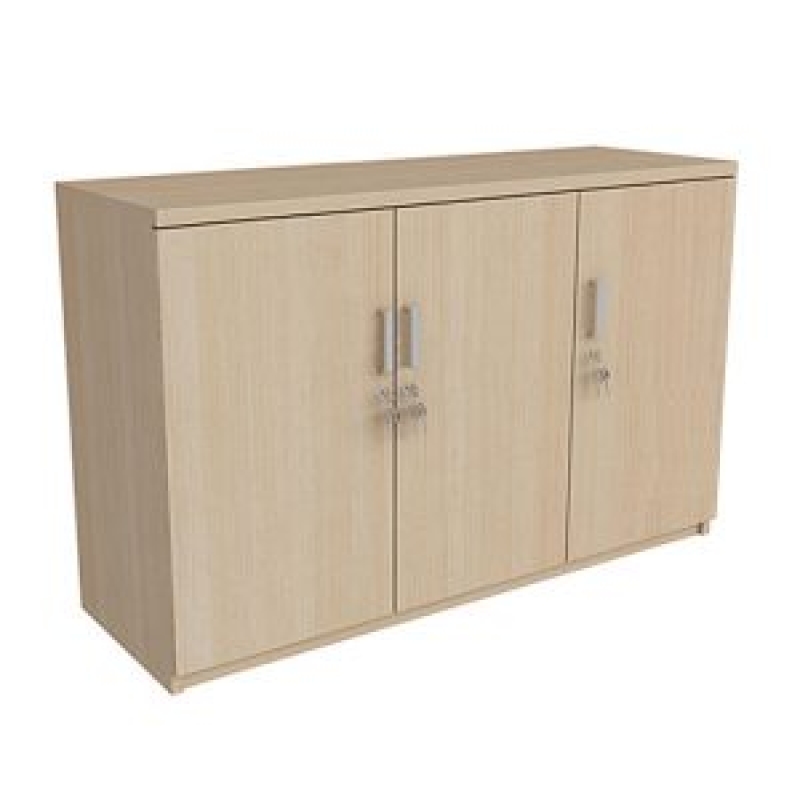 Tủ Tài Liệu Gỗ Thấp 3 Cánh Mở - THS112