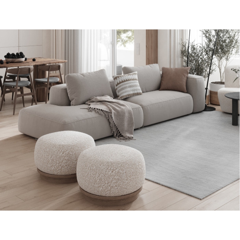 Ghế Sofa Băng Vải Xám Thanh Lịch - SF29