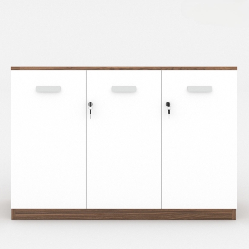 Tủ Tài Liệu Thấp 3 Cánh Gỗ MDF - THS133