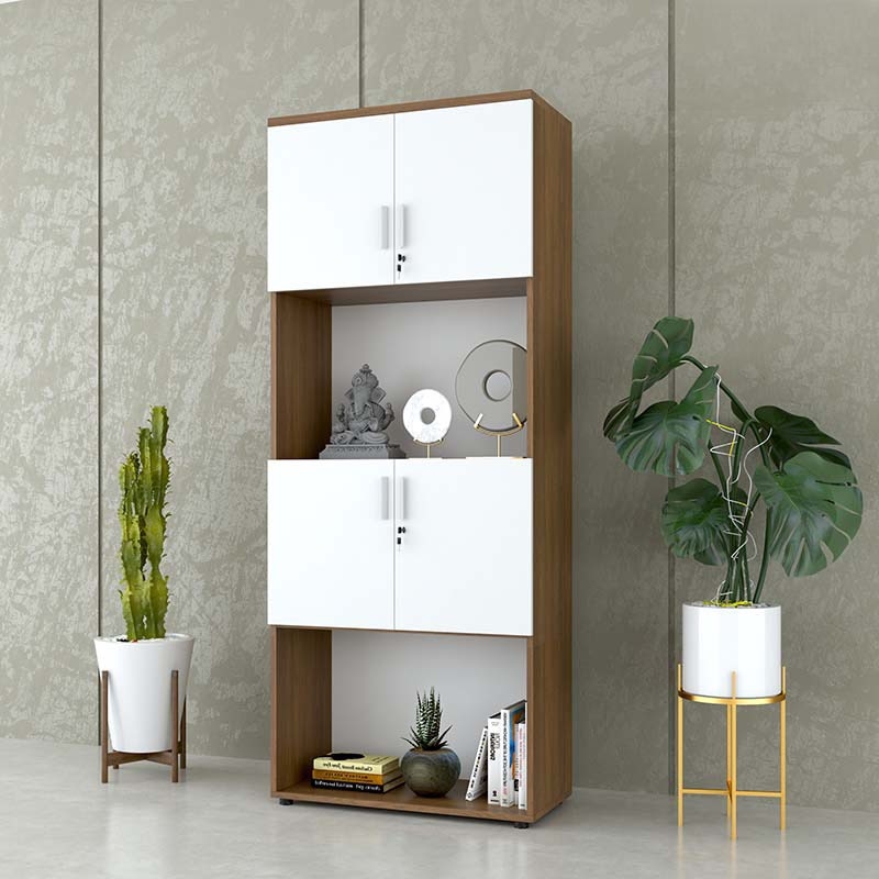 Tủ Tài Liệu Gỗ Dạng Lửng Kệ Trang Trí - THS221