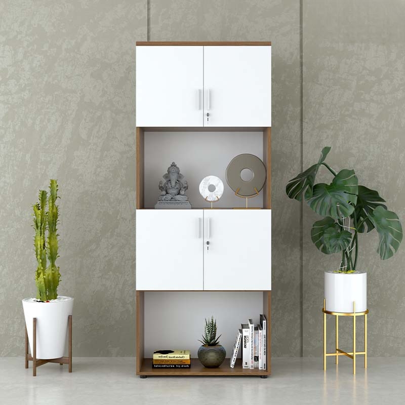 Tủ Tài Liệu Gỗ Dạng Lửng Kệ Trang Trí - THS221
