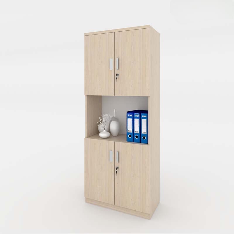 Tủ Tài Liệu Gỗ 4 Cánh Gỗ Công Nghiệp - THS21