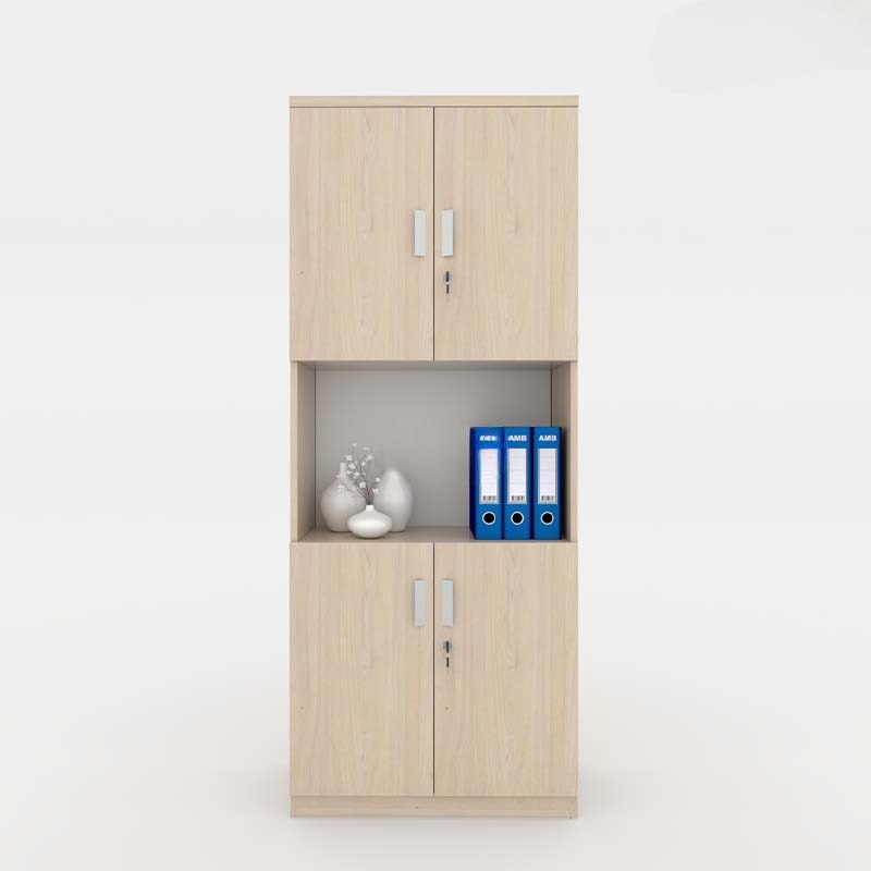 Tủ Tài Liệu Gỗ 4 Cánh Gỗ Công Nghiệp - THS21