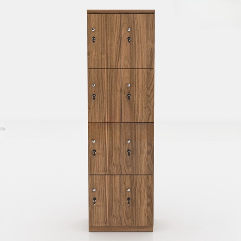 Tủ Locker Gỗ MDF Dáng Dọc 8 Cánh - TLK17