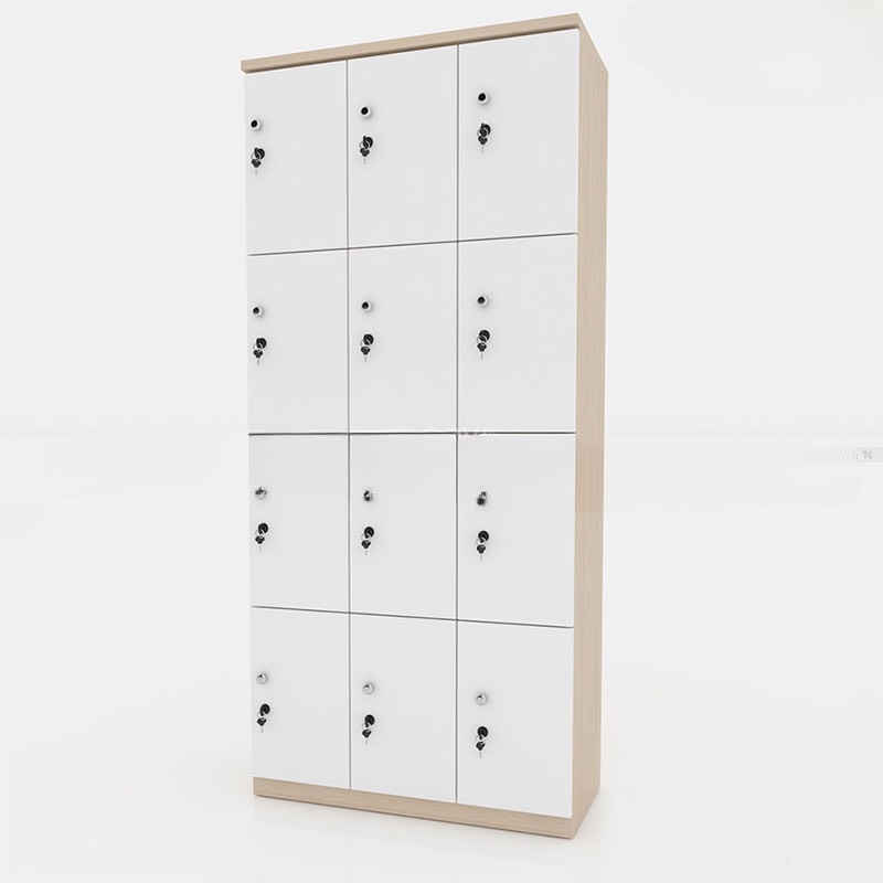 Tủ Locker Gỗ Công Nghiệp 12 Cánh Giá Rẻ - TLK23