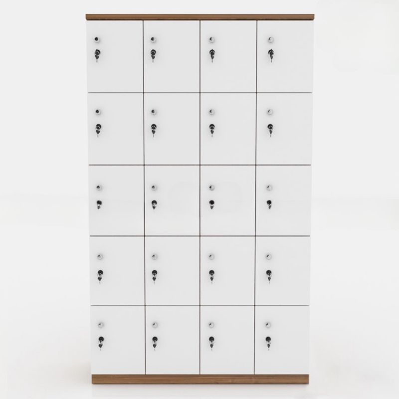 Tủ Locker 20 Cánh Gỗ MDF Cấp Cao - TLK28