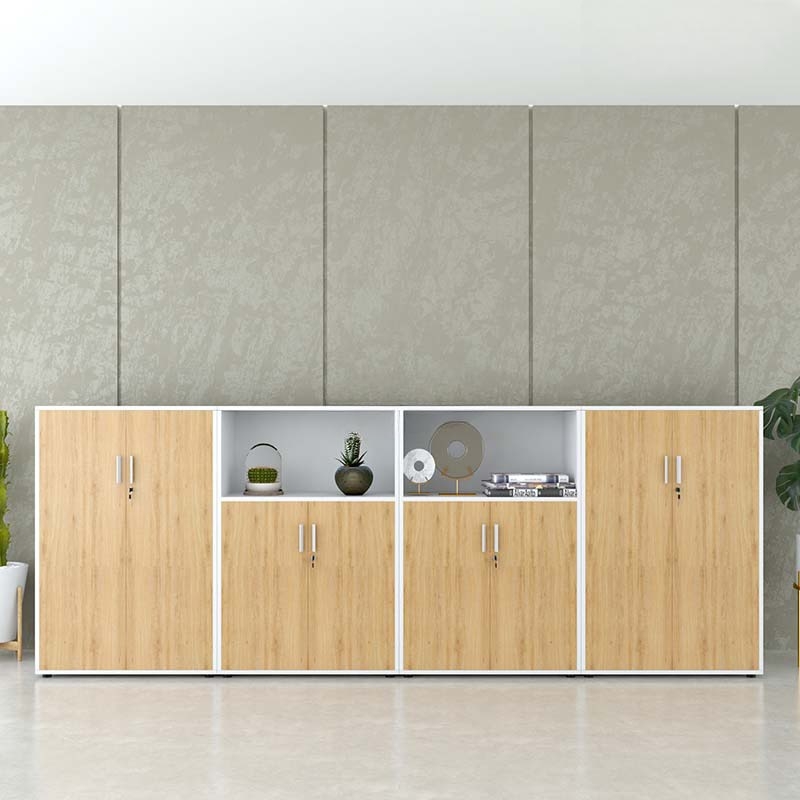 Tủ Tài Liệu Gỗ Dáng Trung Đơn Giản - THS101