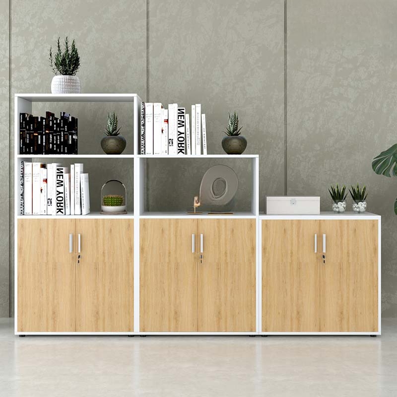 Tủ Tài Liệu Gỗ Kệ Tầng Dáng Thấp - THS143