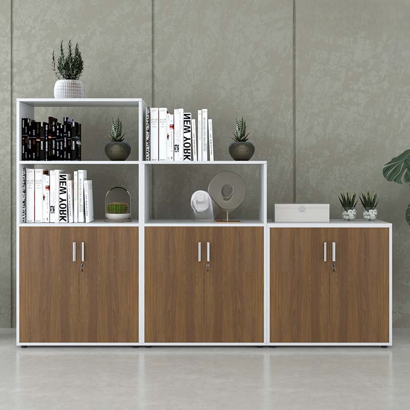 Tủ Tài Liệu Gỗ Kệ Tầng Dáng Thấp - THS143