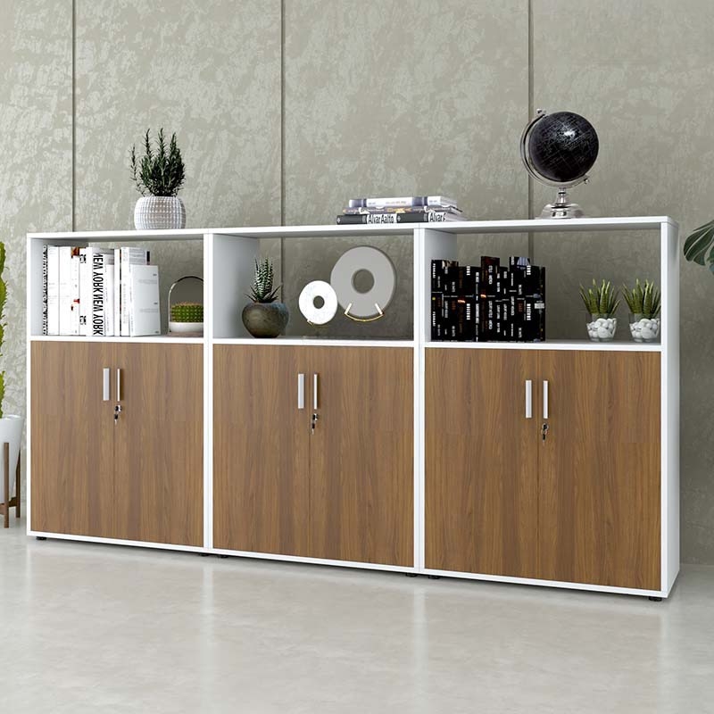 Tủ Tài Liệu Gỗ Dạng Trung Hiện Đại - THS29