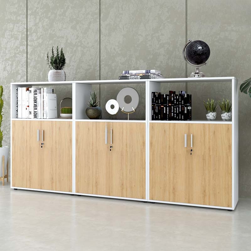 Tủ Tài Liệu Gỗ Dạng Trung Hiện Đại - THS29
