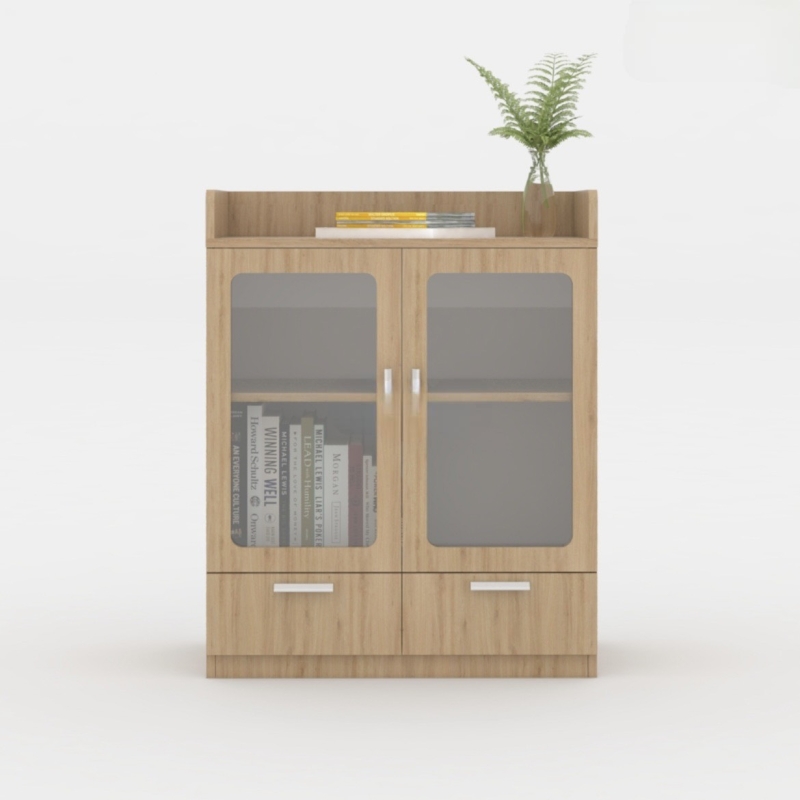 Tủ Tài Liệu Gỗ Dáng Lửng - THS60