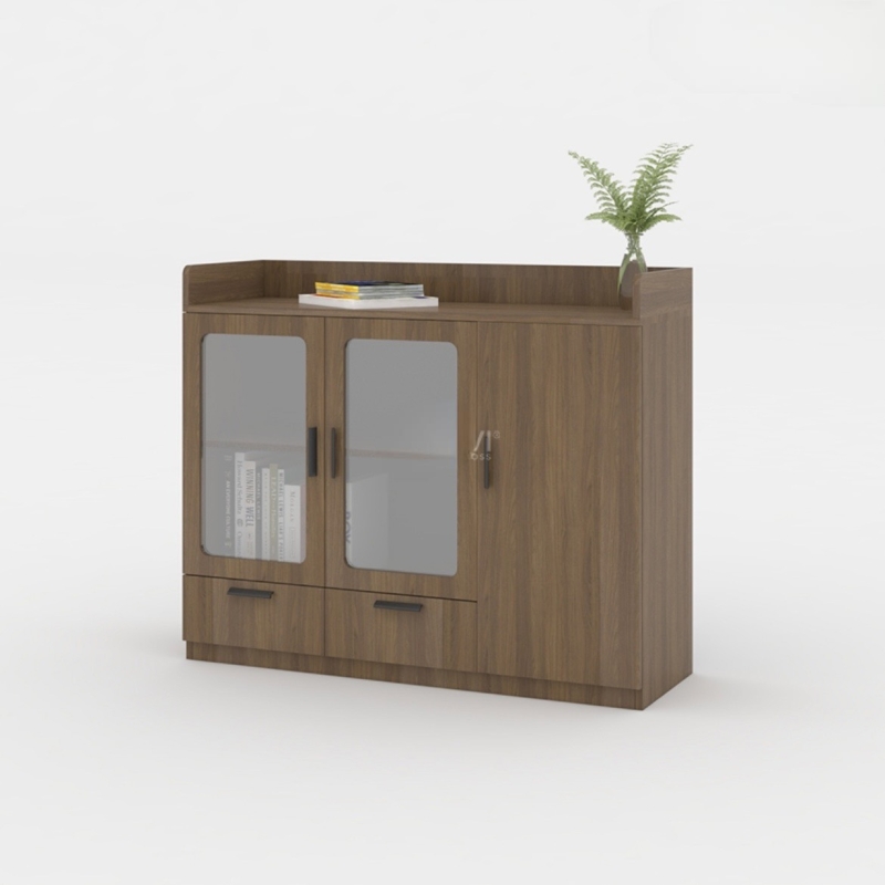 Tủ Tài Liệu Gỗ Dáng Lửng - THS60