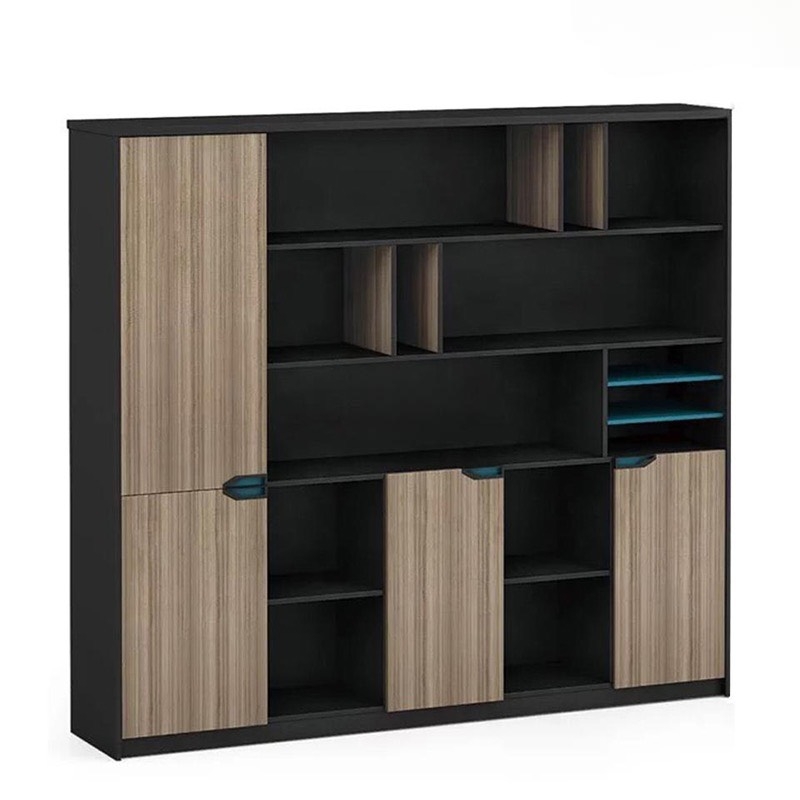 Tủ Tài Liệu Gỗ Dáng Chữ Nhật Phòng Giám Đốc - THS183