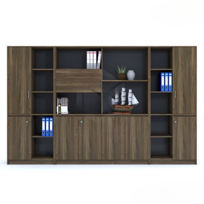 Tủ Tài Liệu Gỗ Kệ Tủ Hiện Đại Phòng Giám Đốc - THS211