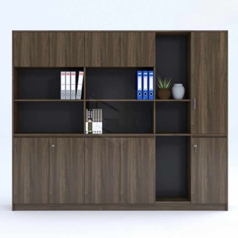 Tủ Tài Liệu Gỗ Lưu Trữ Tích Hợp Kệ Đa Năng - THS212