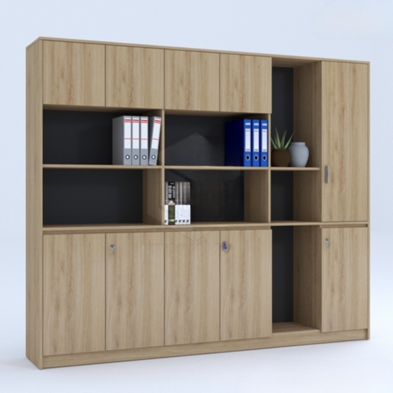 Tủ Tài Liệu Gỗ Lưu Trữ Tích Hợp Kệ Đa Năng - THS212