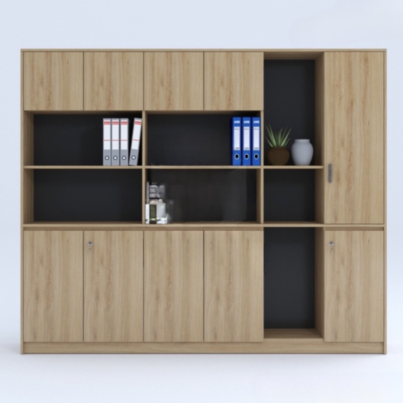 Tủ Tài Liệu Gỗ Lưu Trữ Tích Hợp Kệ Đa Năng - THS212