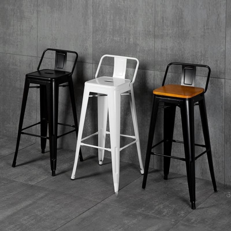 Ghế Bar ToLix Sắt Có Tựa Lưng - QB7