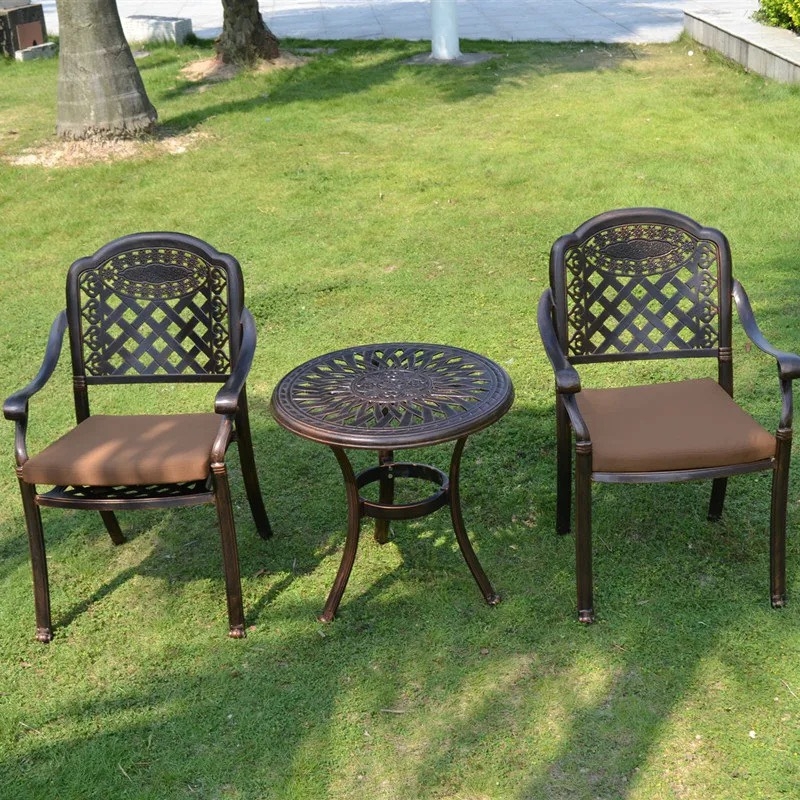 Ghế Sân Vườn Nhôm Đúc Có Tay Vịn - SV8