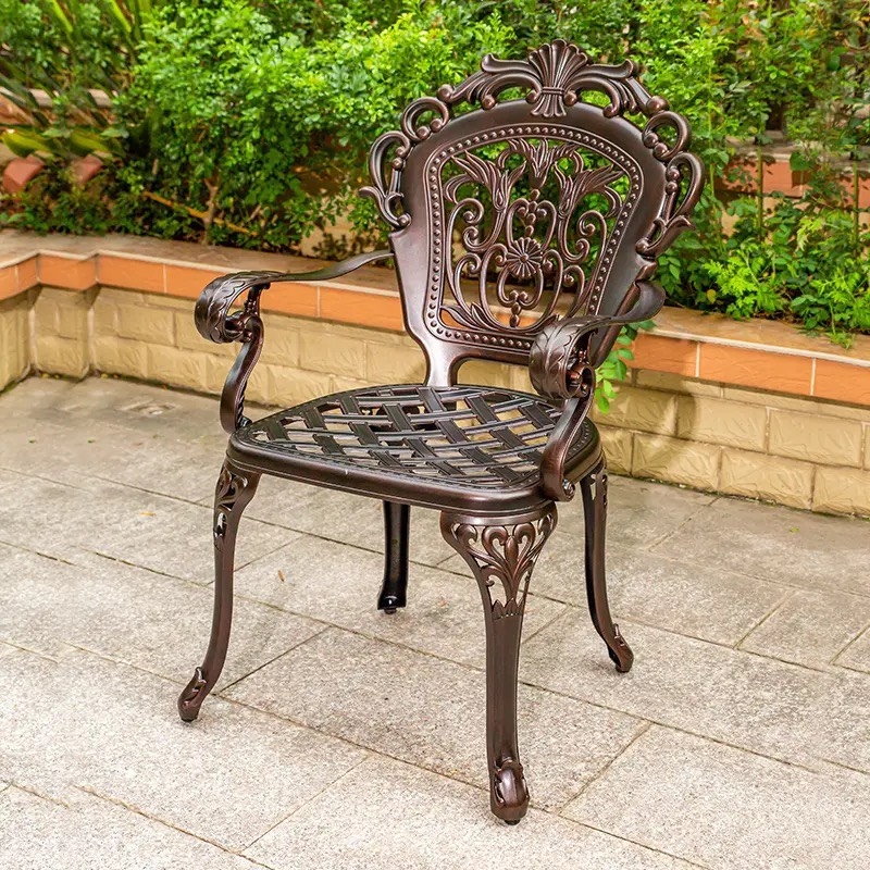 Ghế Sân Vườn Nhôm Đúc Thiết Kế Hoàng Gia - SV14