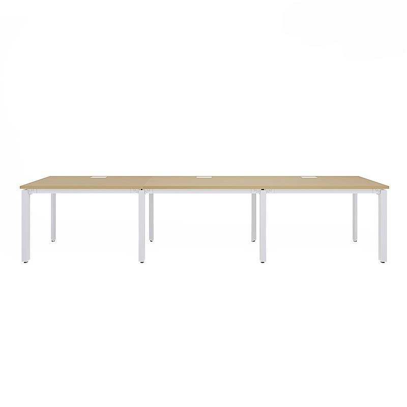 Cụm Bàn Làm Việc 3 Người Chân Sắt Độc Lập - BC11
