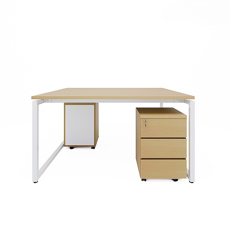 Cụm Bàn Làm Việc 2 Người Chân Sắt - BC7