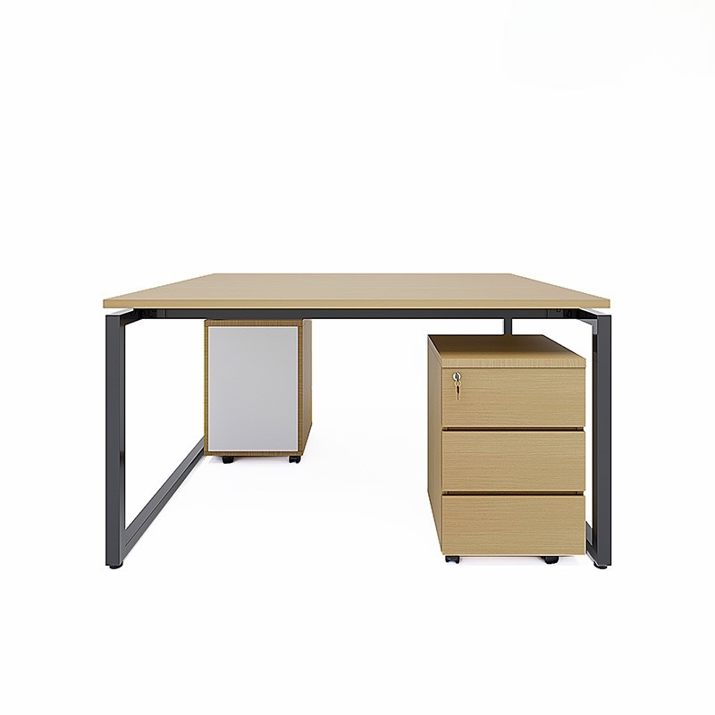 Cụm Bàn Làm Việc 2 Người Chân Sắt - BC7