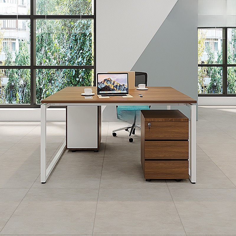 Cụm Bàn Làm Việc 2 Người Chân Sắt - BC7