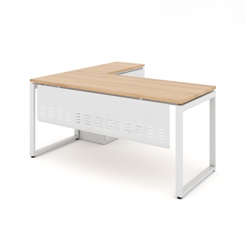 Bàn Làm Việc Góc L Chân Chữ U - BLV23