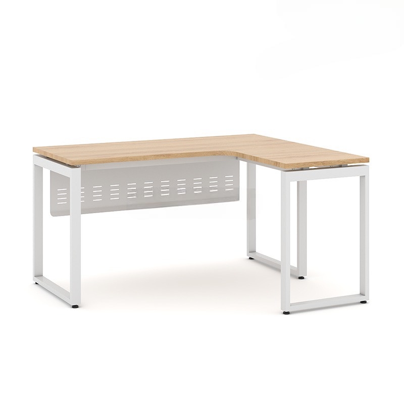 Bàn Làm Việc Góc L Chân U Có Yếm - BLV19