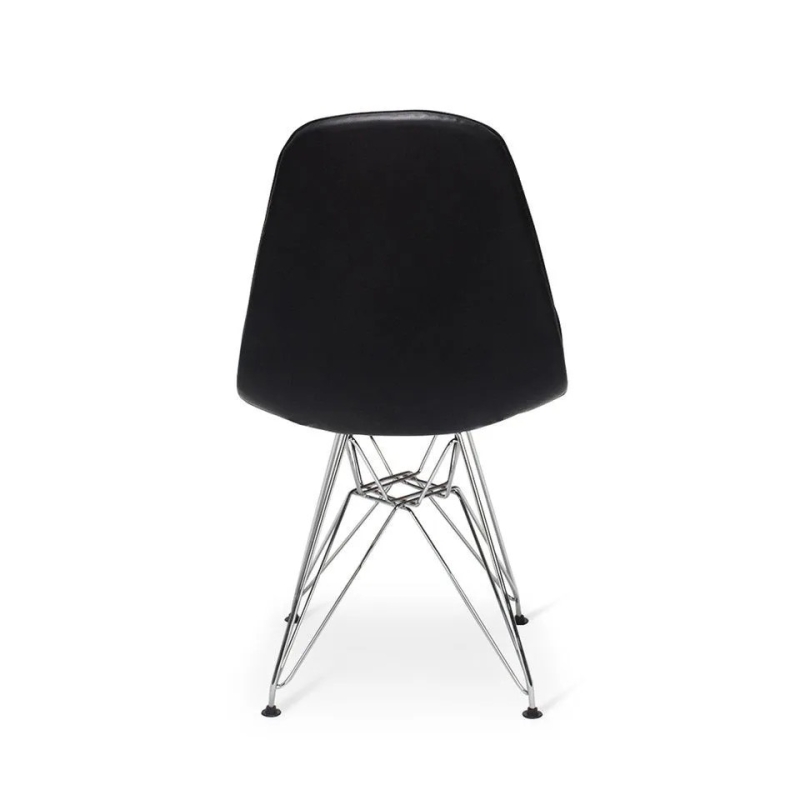 Ghế Cafe Tiếp Khách Bọc Da Cúc Chân Sắt - CF29