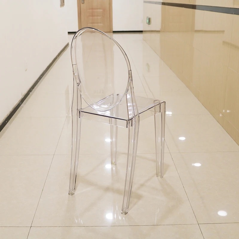 Ghế CaFe Tiếp Khách Nhựa Trong Suốt Không Tay - CF31