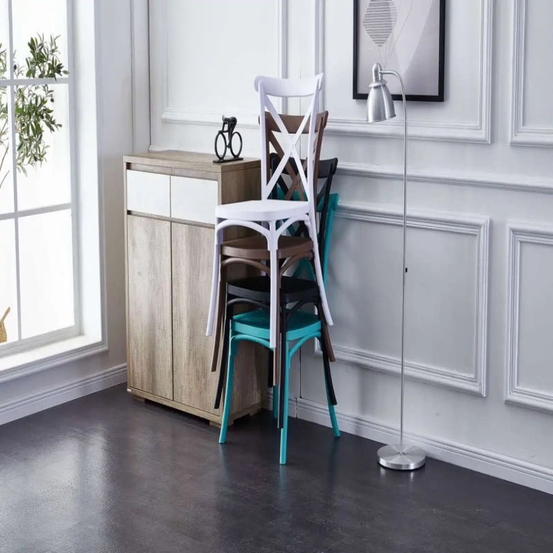 Ghế Cafe Tiếp Khách Tựa Lưng Chữ X Hiện Đại - CF33