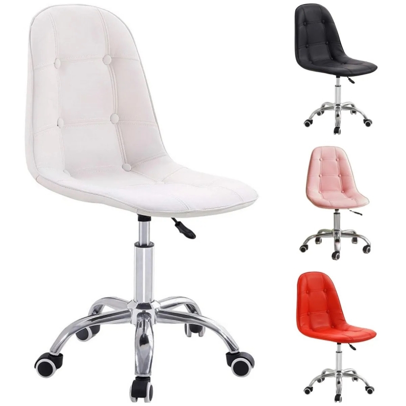 Ghế Cafe Tiếp Khách Eames Lưng Bọc Da Nút Thắt - CF49