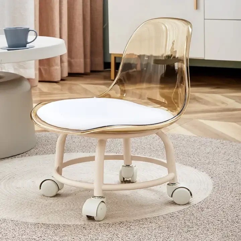 Ghế Cafe Đôn Ngồi Bệt Trong Suốt - CF55