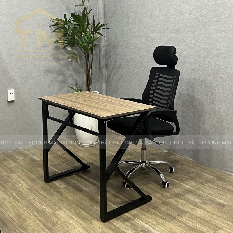 Bộ Bàn Làm Việc Chữ K Ghế Xoay Tựa Đầu Dày - BLV109